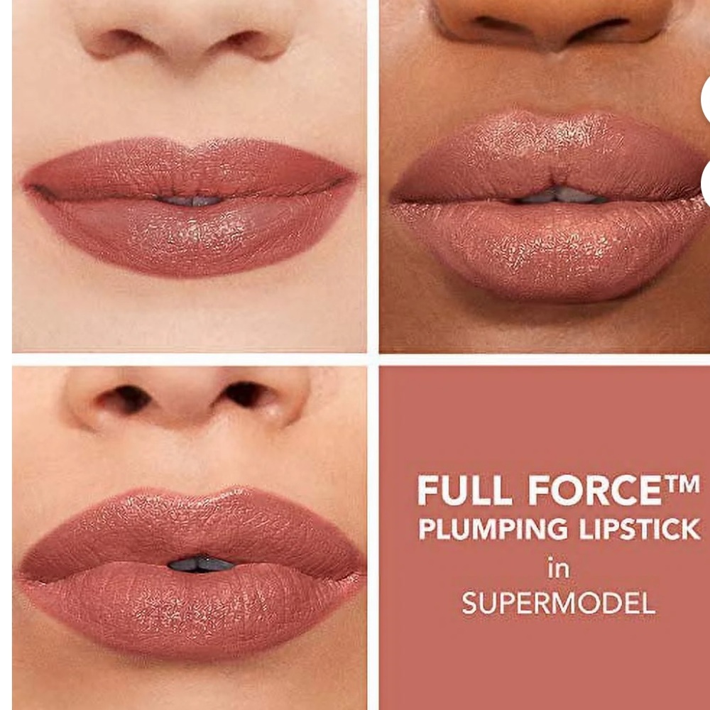 Buxom Full Force Plumping Lipstick- '90s Nudes, Supermodel